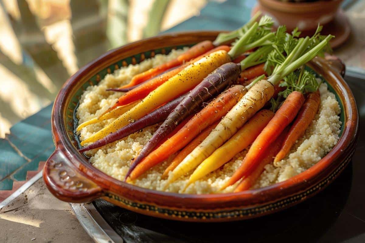 Recette de tajine de légumes racines au millet