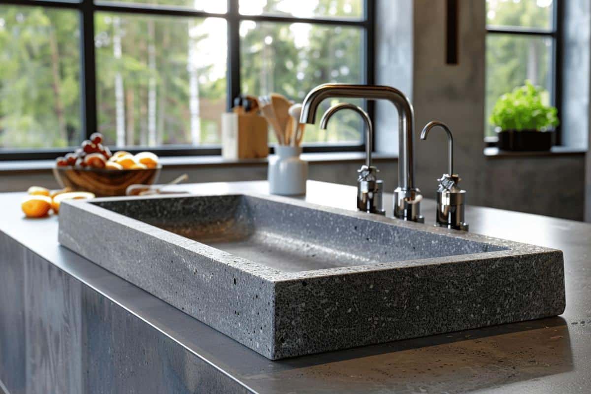 Évier en granit ou résine : les différences